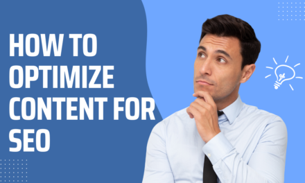 How To Optimize Content For SEO ?